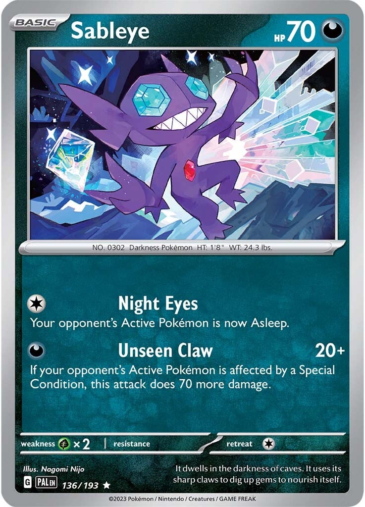 Sableye (136/193) [Scarlet & Violet: Paldea Evolved] | Good Games North