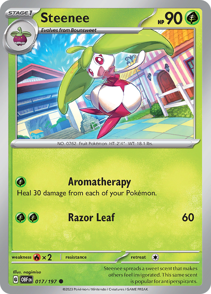 Steenee (017/197) [Scarlet & Violet: Obsidian Flames] | Good Games North