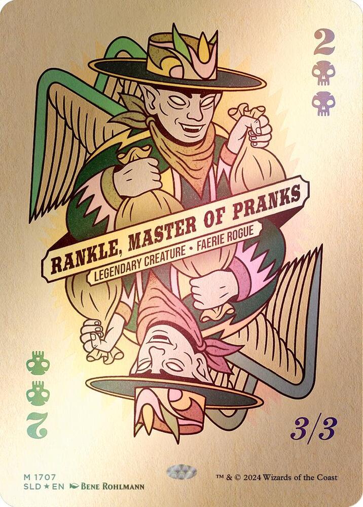 Rankle Master of Pranks Rainbow FoilRankle, Master of Pranks 1707 (Secret Lair Drop Series)  - Borderless Rainbow Foil | Good Games North
