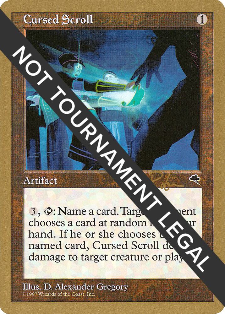 Cursed Scroll 1998 Ben Rubin TMP (World Championship Decks)  | Good Games North