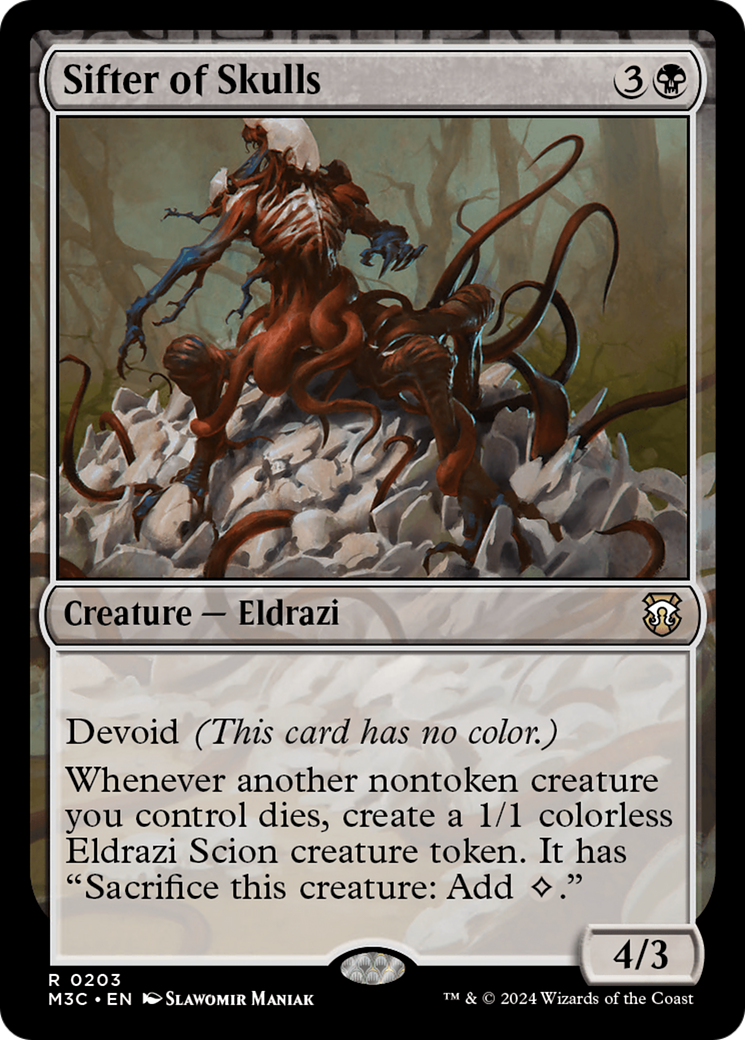 Sifter of Skulls (Ripple Foil) [Modern Horizons 3 Commander] | Good Games North