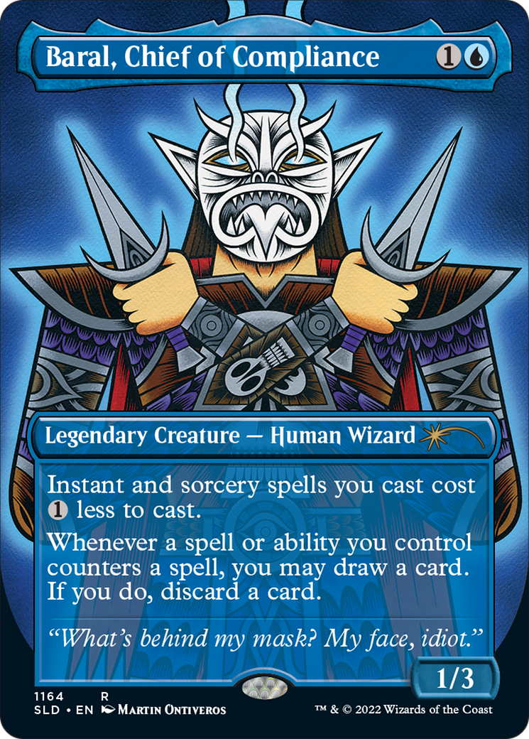 Baral, Chief of Compliance (Borderless) [Secret Lair Drop Series] | Good Games North