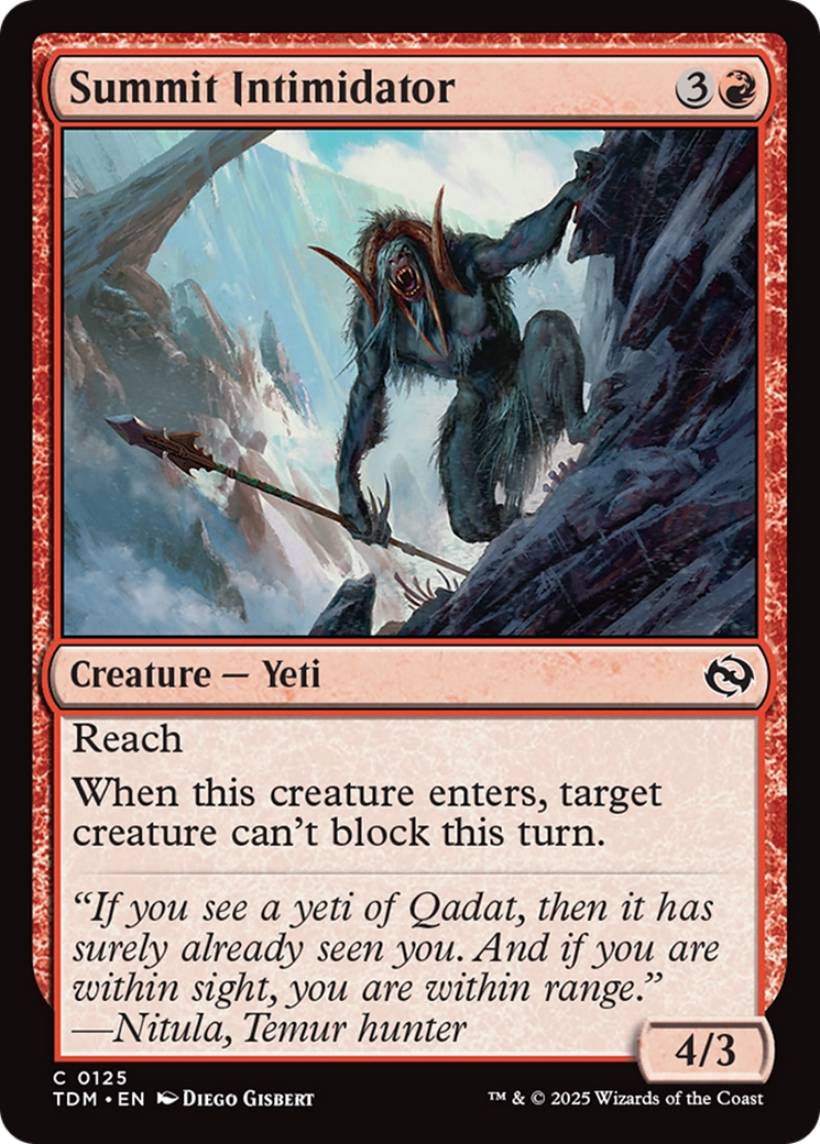 Summit Intimidator [Tarkir: Dragonstorm] | Good Games North