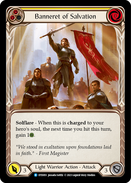 Banneret of Salvation [DTD055] (Dusk Till Dawn)  Rainbow Foil | Good Games North