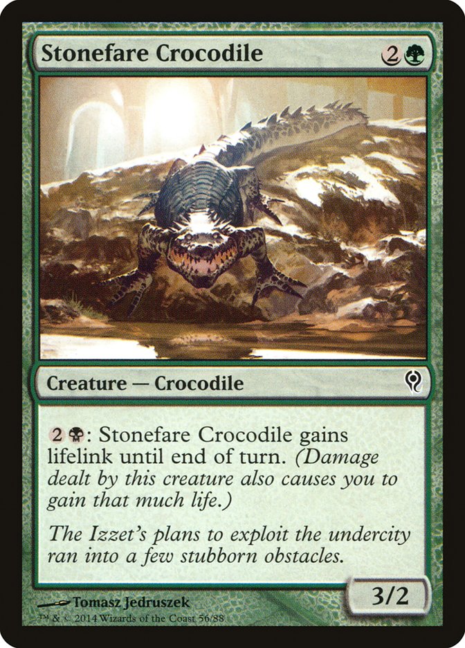 Stonefare Crocodile [Duel Decks: Jace vs. Vraska] | Good Games North