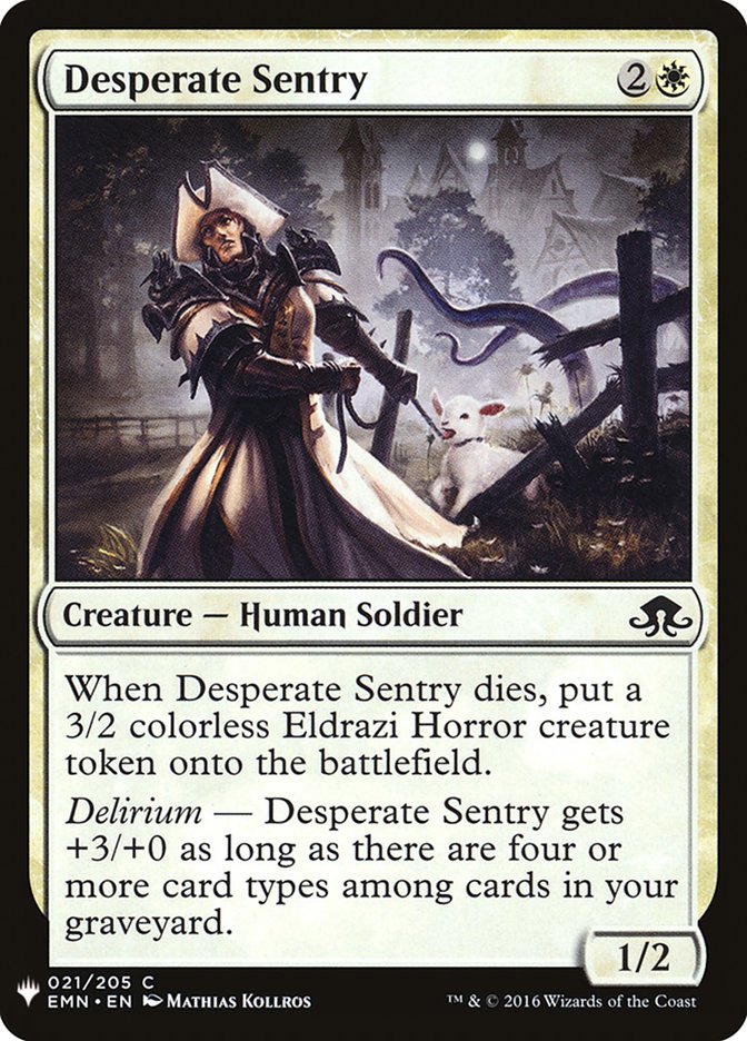 Desperate Sentry [Mystery Booster] | Good Games North