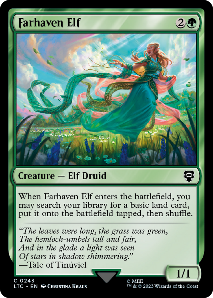 Farhaven Elf [The Lord of the Rings: Tales of Middle-Earth Commander] | Good Games North