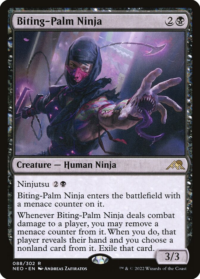 Biting-Palm Ninja (Kamigawa: Neon Dynasty)  | Good Games North