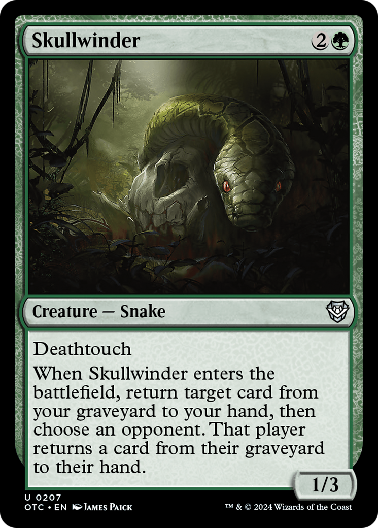 Skullwinder [Outlaws of Thunder Junction Commander] | Good Games North