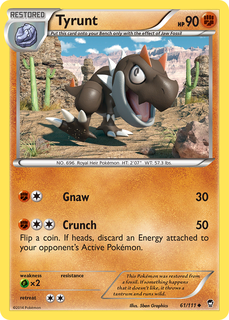 Tyrunt (61/111) [XY: Furious Fists] | Good Games North