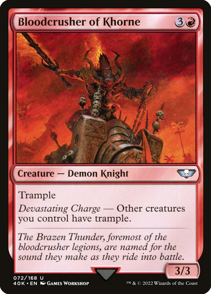 Bloodcrusher of Khorne (Universes Beyond: Warhammer 40,000)  | Good Games North
