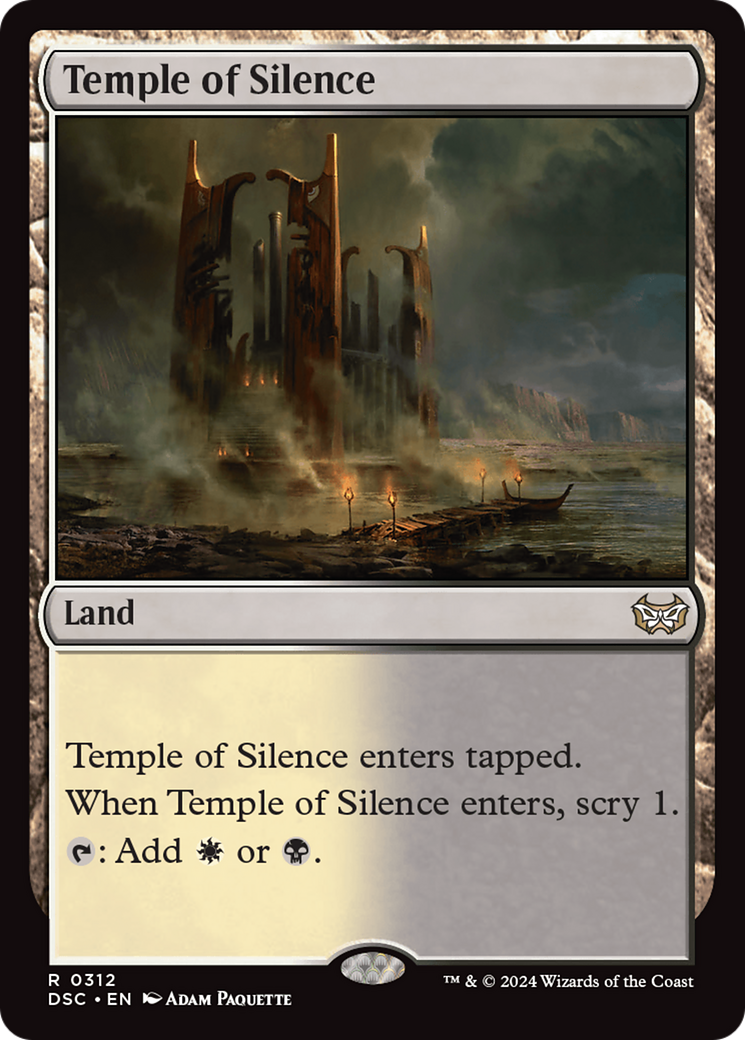 Temple of Silence [Duskmourn: House of Horror Commander] | Good Games North