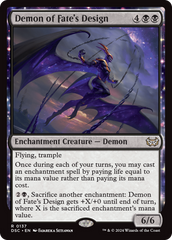 Demon of Fate's Design [Duskmourn: House of Horror Commander] | Good Games North