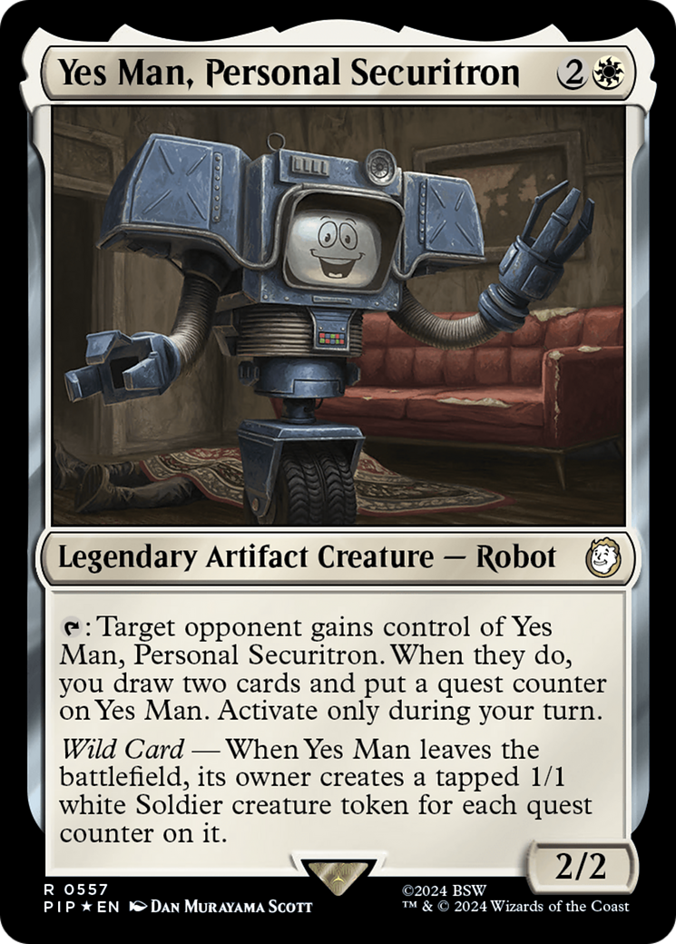 Yes Man, Personal Securitron (Surge Foil) [Fallout] | Good Games North