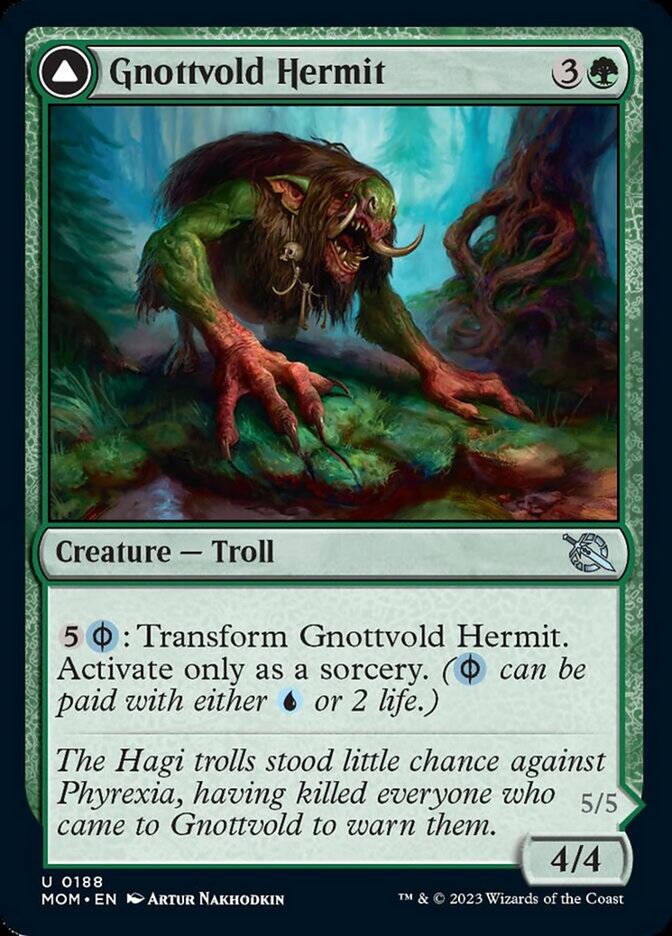 Gnottvold Hermit // Chrome Host Hulk [March of the Machine] | Good Games North