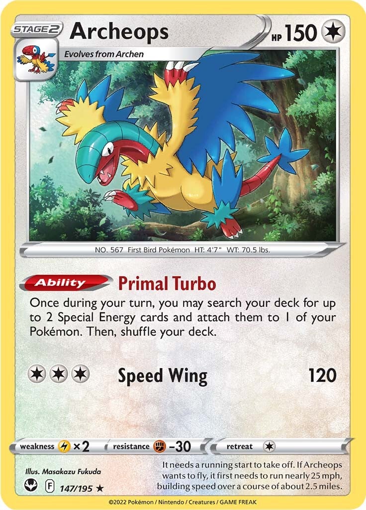 Archeops (147/195) [Sword & Shield: Silver Tempest] | Good Games North