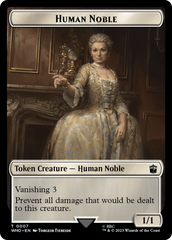 Human Noble // Cyberman Double-Sided Token [Doctor Who Tokens] | Good Games North