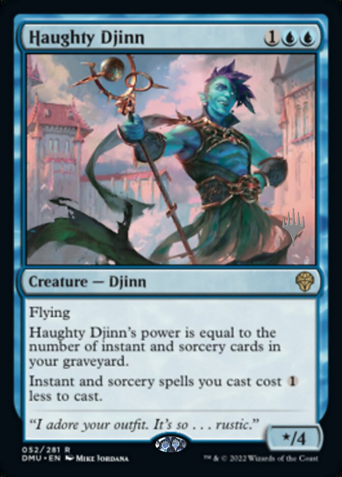 Haughty Djinn (Promo Pack) [Dominaria United Promos] | Good Games North