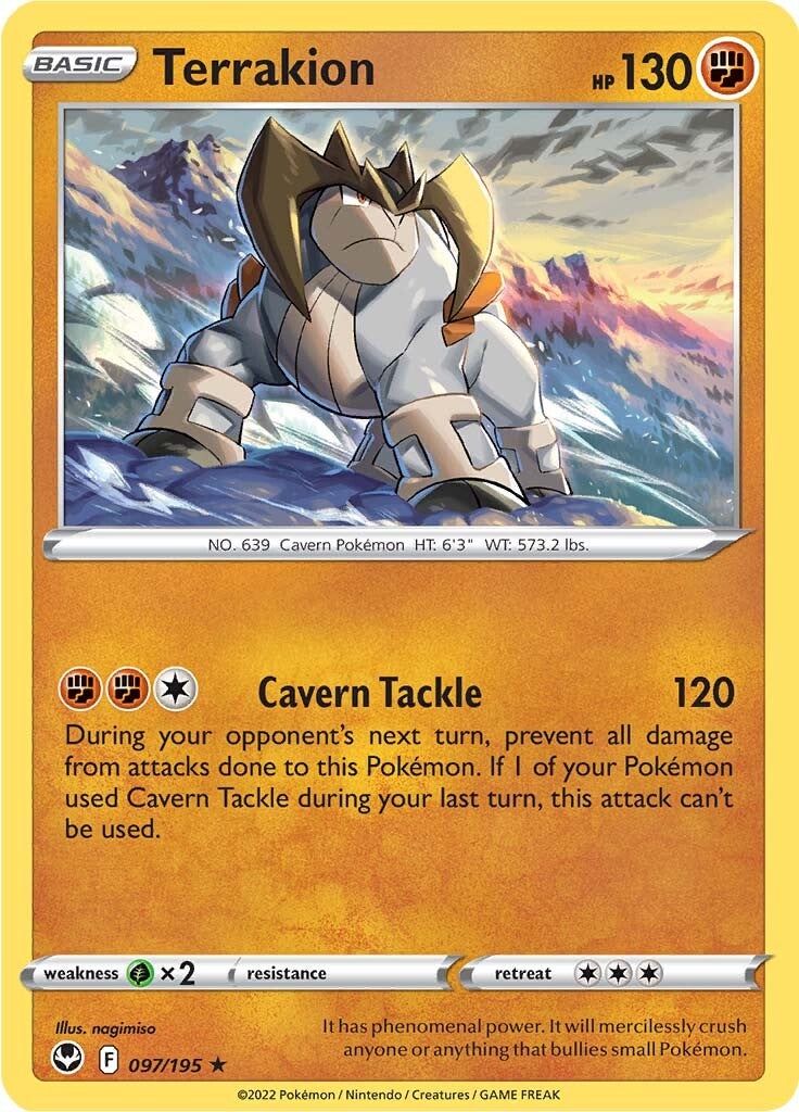 Terrakion (097/195) [Sword & Shield: Silver Tempest] | Good Games North