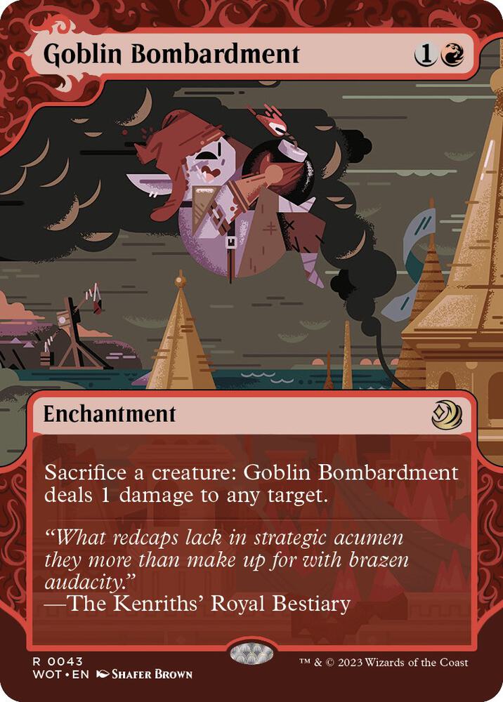 Goblin Bombardment (Wilds of Eldraine: Enchanting Tales)  - Foil | Good Games North