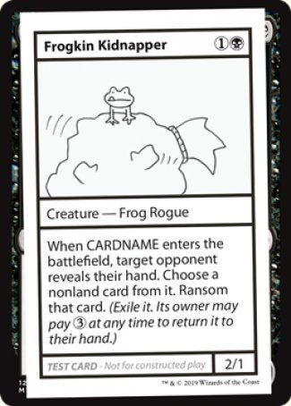 Frogkin Kidnapper (2021 Edition) [Mystery Booster Playtest Cards] | Good Games North