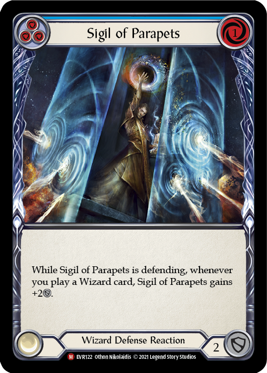 Sigil of Parapets [EVR122] (Everfest)  1st Edition Rainbow Foil | Good Games North