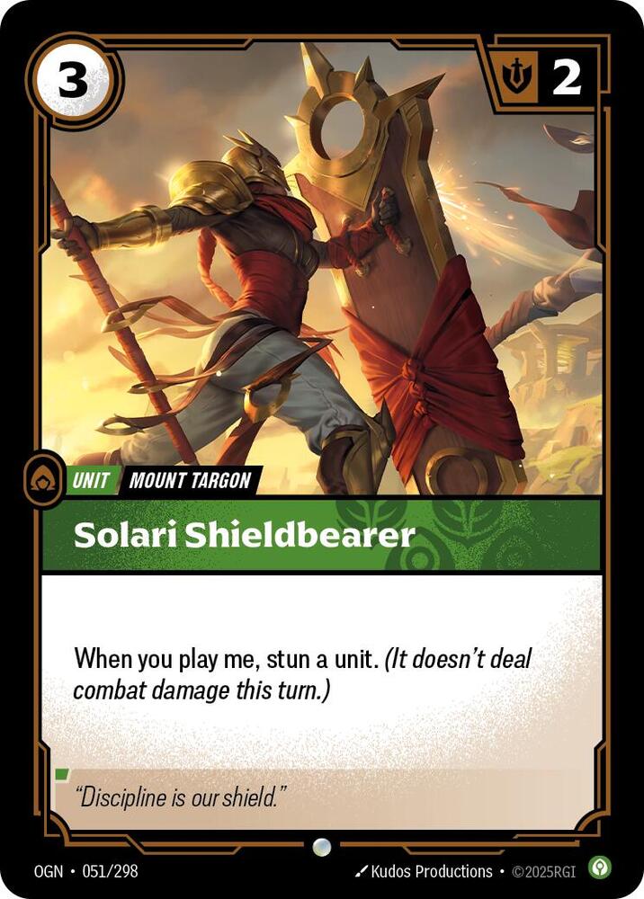 Solari Shieldbearer (Origins)  - Foil | Good Games North