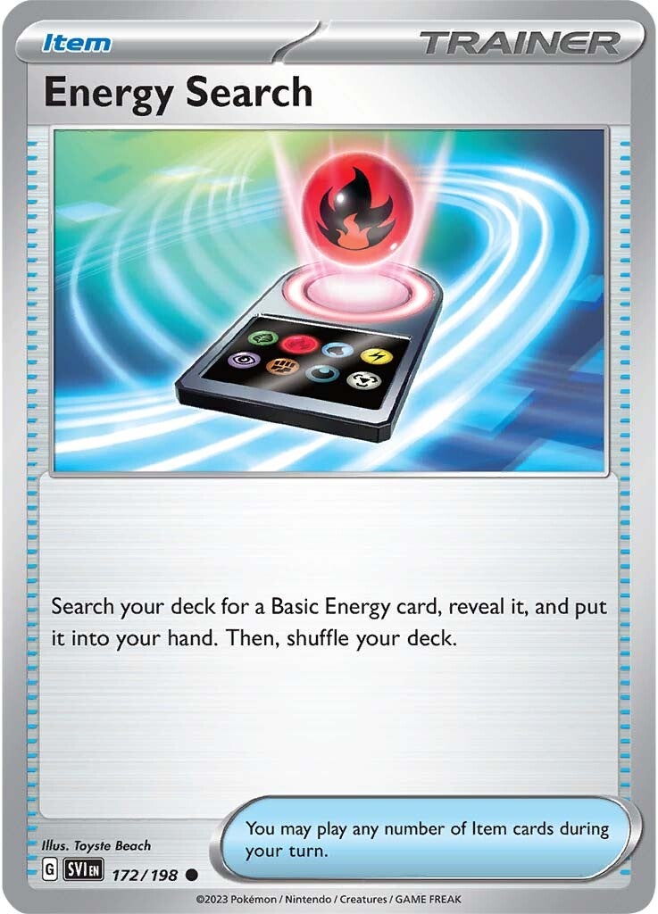 Energy Search (172/198) [Scarlet & Violet: Base Set] | Good Games North