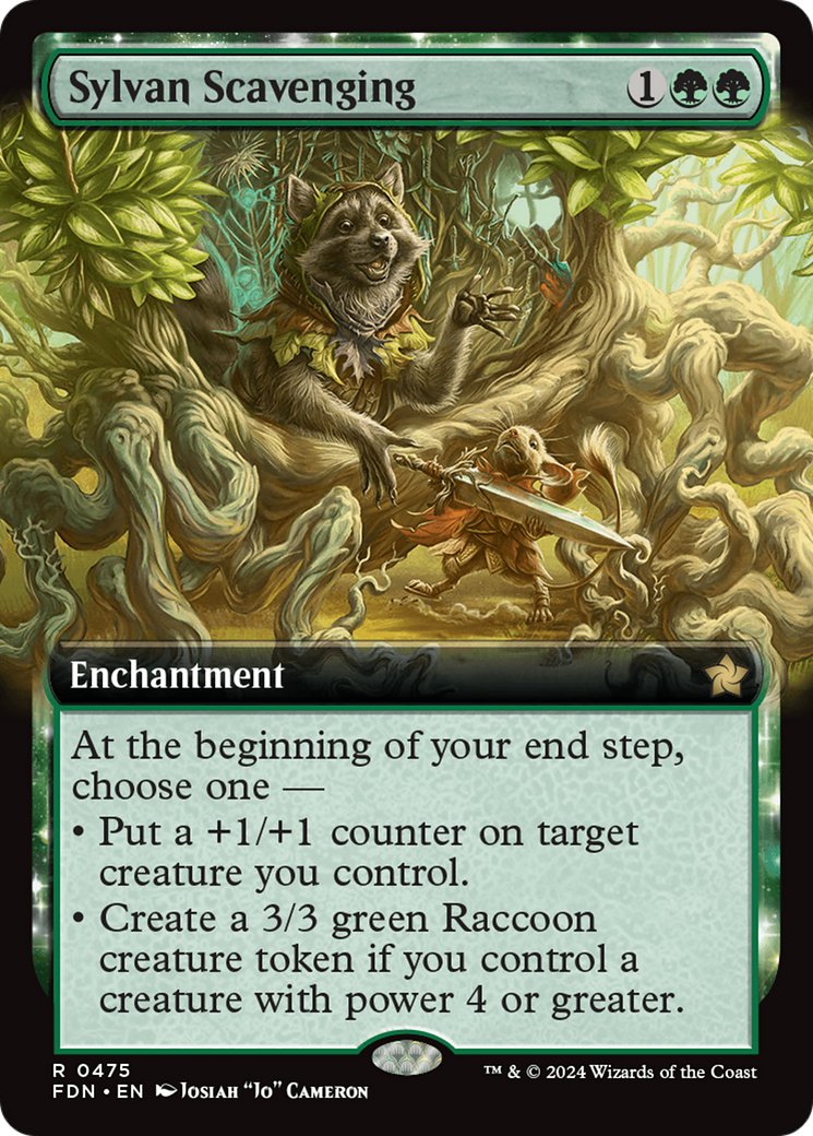 Sylvan Scavenging (Extended Art) [Foundations] | Good Games North