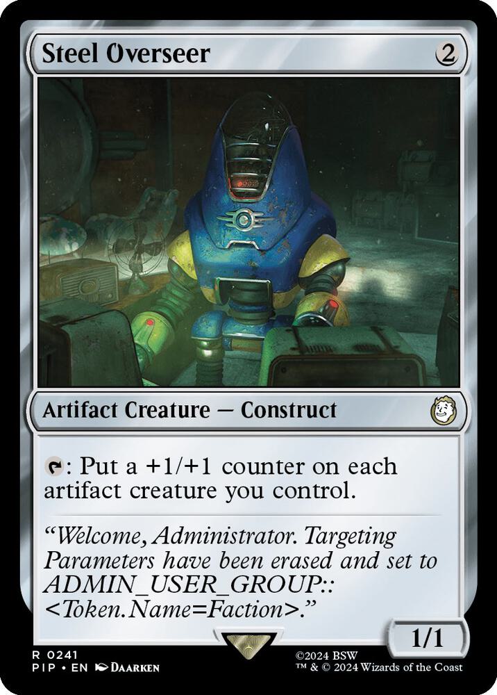 Steel Overseer (Universes Beyond: Fallout)  - Foil | Good Games North