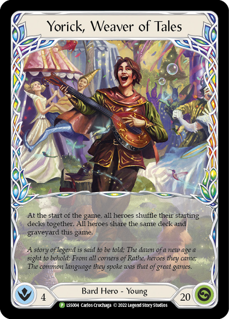 Yorick, Weaver of Tales [LSS004] (Promo)  Cold Foil | Good Games North