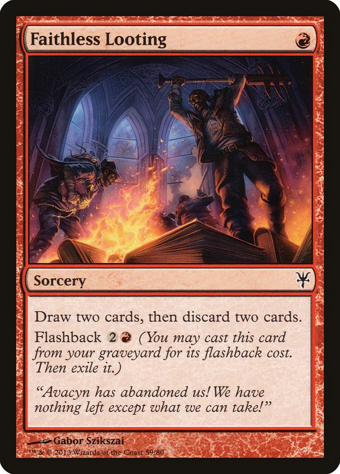 Faithless Looting [Duel Decks: Sorin vs. Tibalt] | Good Games North