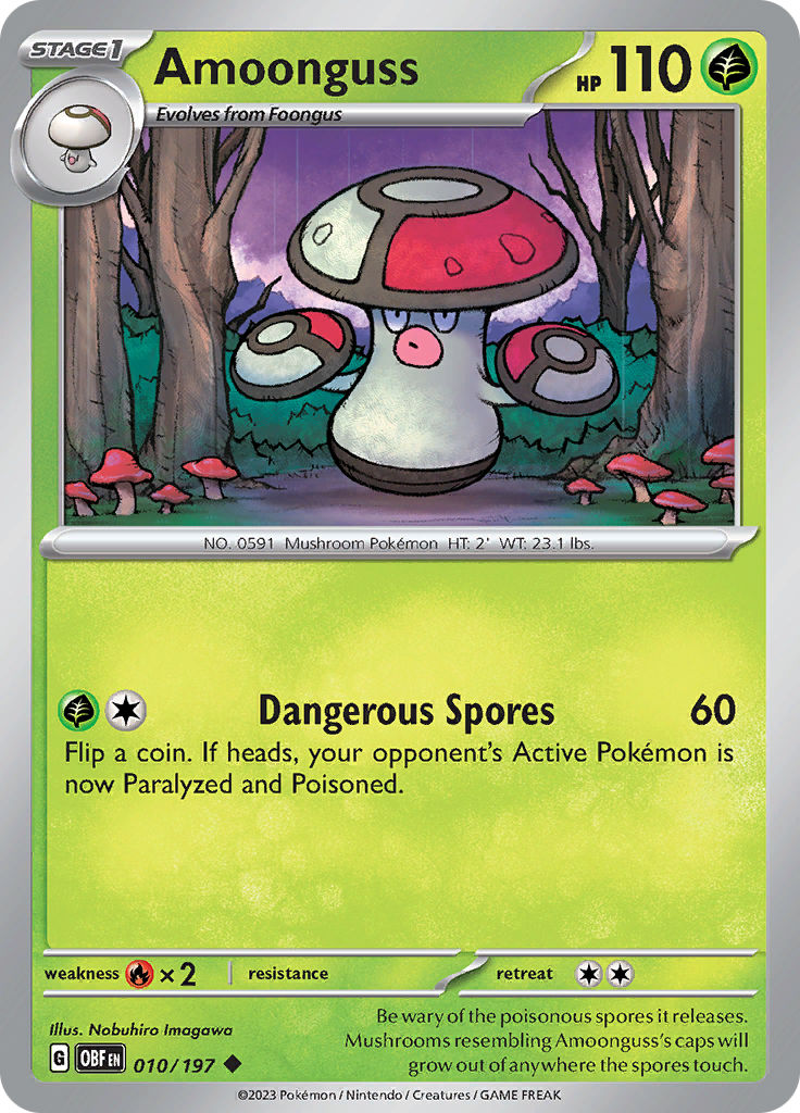 Amoonguss (010/197) [Scarlet & Violet: Obsidian Flames] | Good Games North