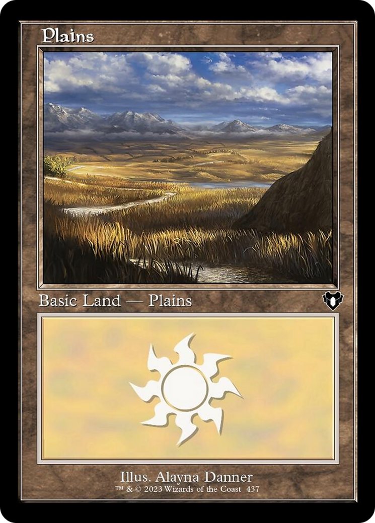 Plains (437) (Retro) [Commander Masters] | Good Games North