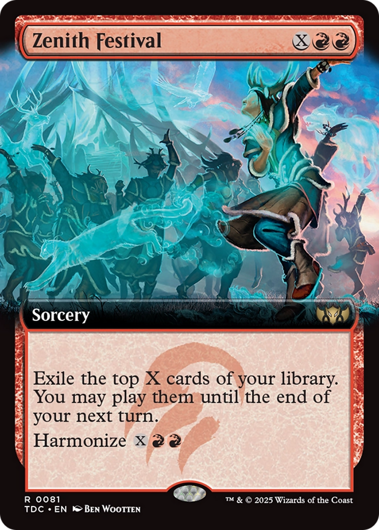 Zenith Festival (Extended Art) [Tarkir: Dragonstorm Commander] | Good Games North