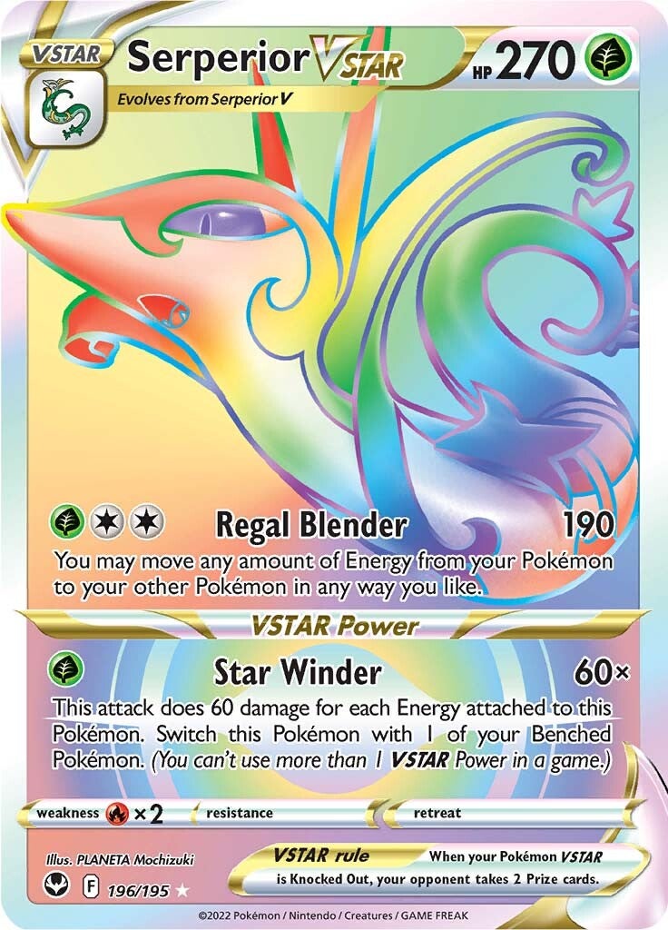 Serperior VSTAR (196/195) [Sword & Shield: Silver Tempest] | Good Games North