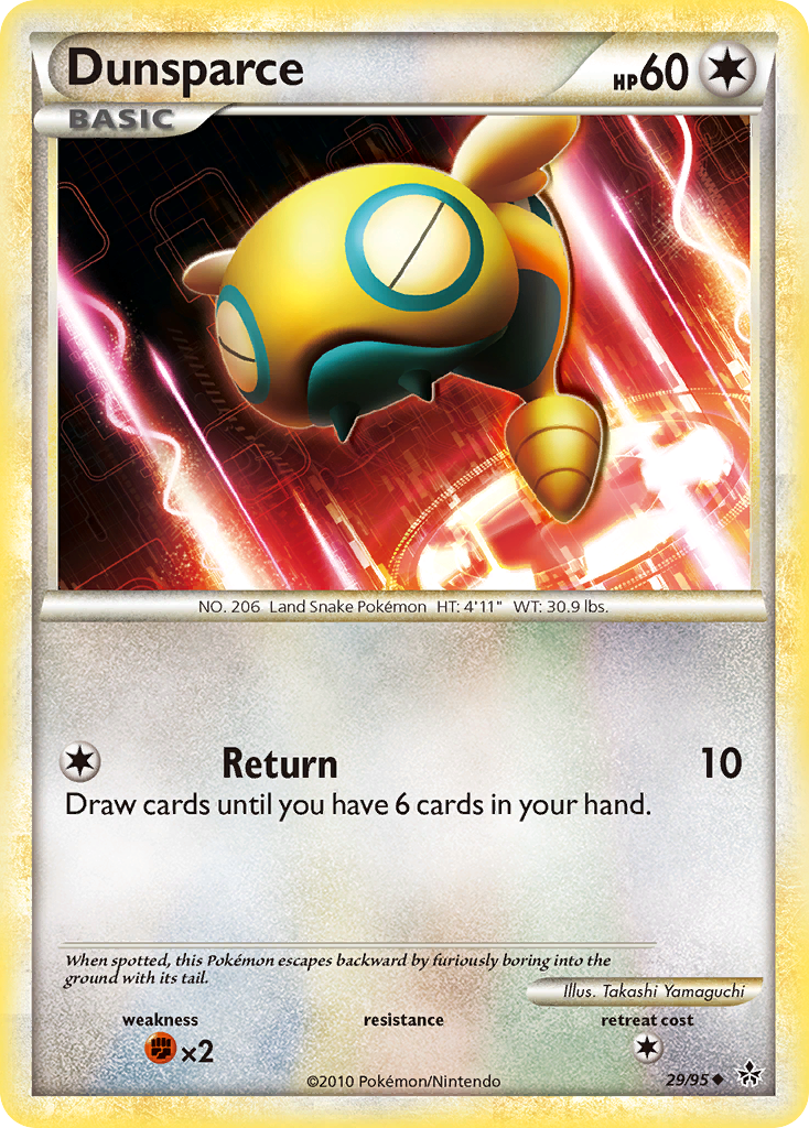 Dunsparce (29/95) [HeartGold & SoulSilver: Unleashed] | Good Games North