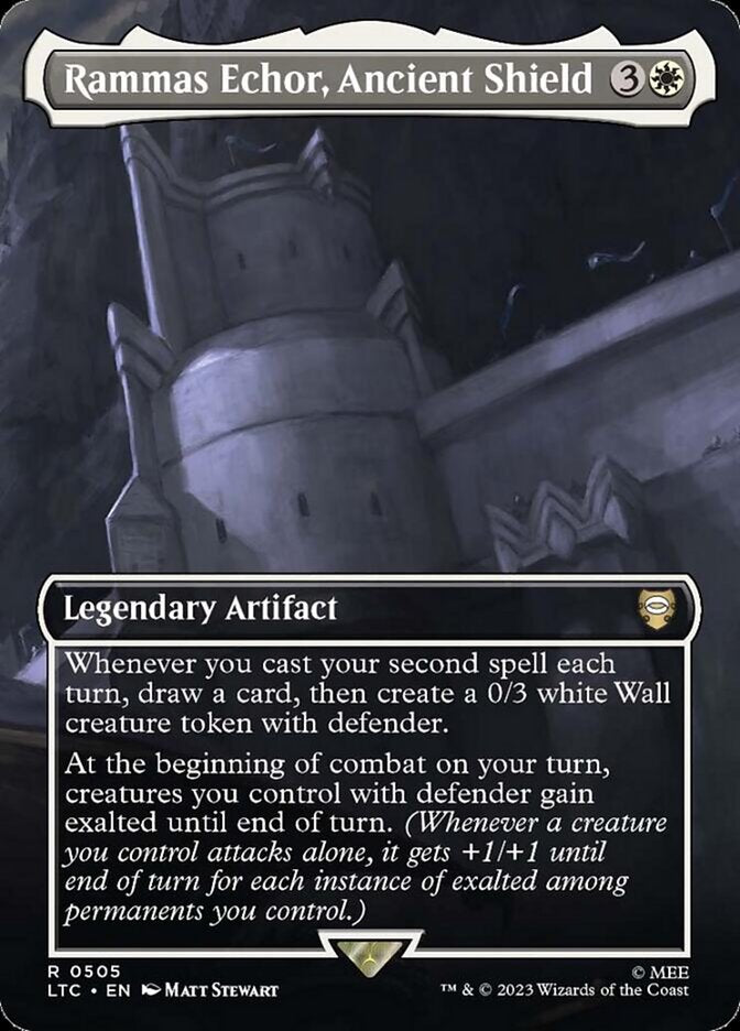 Rammas Echor, Ancient Shield 505 (Commander: The Lord of the Rings: Tales of Middle-earth)  - Borderless | Good Games North