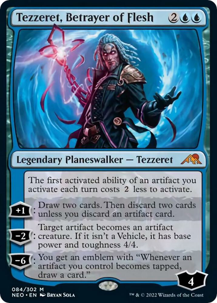 Tezzeret Betrayer of Flesh (Kamigawa: Neon Dynasty)  | Good Games North