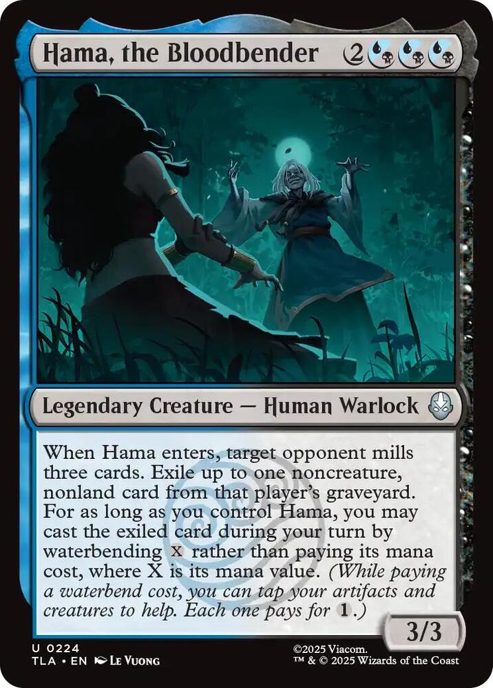 Hama, the Bloodbender 224/286 (Avatar: The Last Airbender)  - Foil | Good Games North