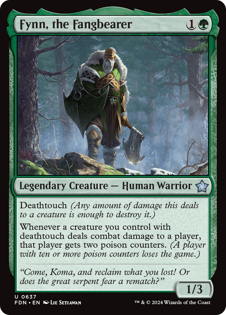 Fynn, the Fangbearer [Foundations] | Good Games North