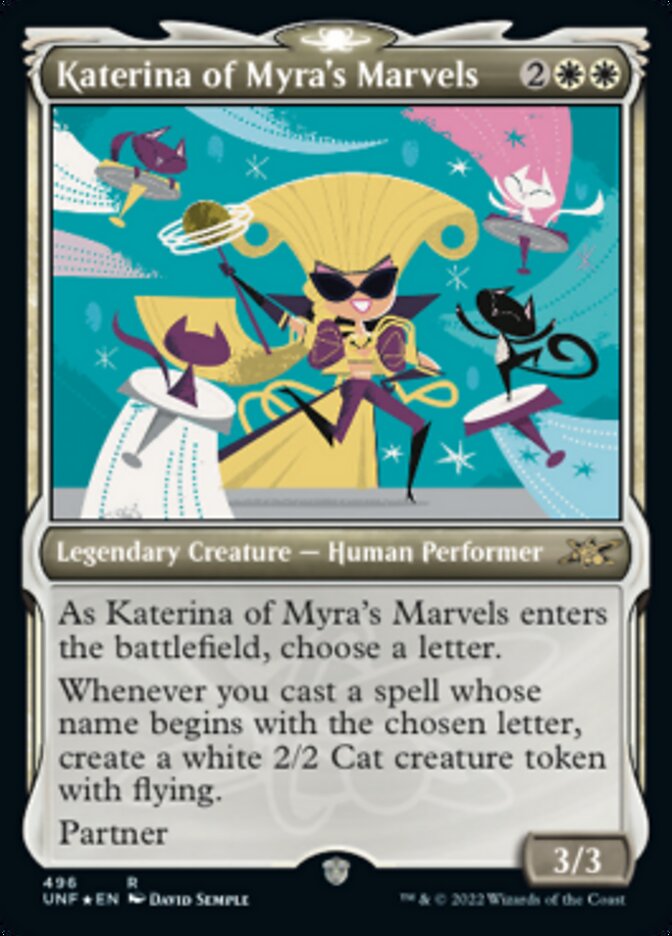 Katerina of Myra's Marvels (Showcase) (Galaxy Foil) [Unfinity] | Good Games North