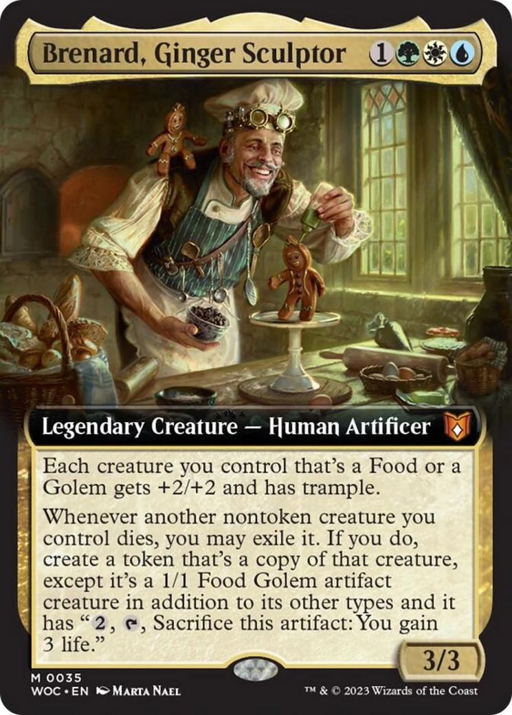 Brenard, Ginger Sculptor (Extended Art) [Wilds of Eldraine Commander] | Good Games North