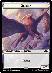 Zombie // Griffin Double-Sided Token [Dominaria Remastered Tokens] | Good Games North