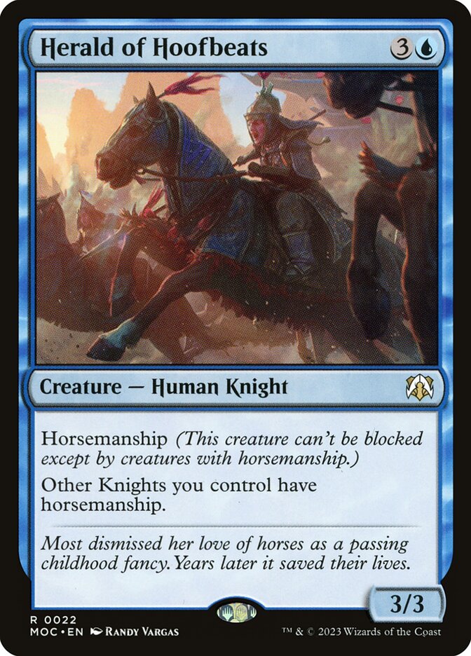 Herald of Hoofbeats 22/444 (Commander: March of the Machine)  | Good Games North