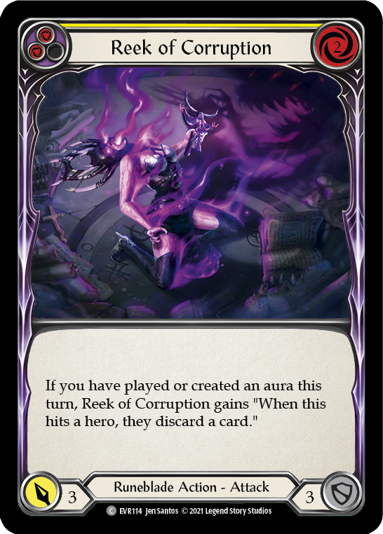 Reek of Corruption (Yellow) [EVR114] (Everfest)  1st Edition Normal | Good Games North