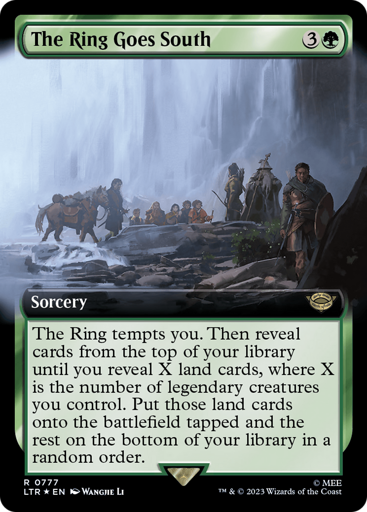 The Ring Goes South (Extended Art) (Surge Foil) [The Lord of the Rings: Tales of Middle-Earth] | Good Games North