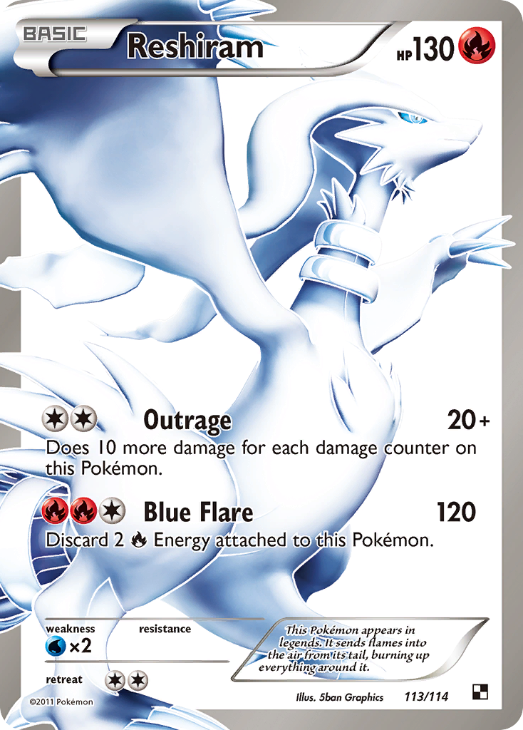 Reshiram (113/114) [Black & White: Base Set] | Good Games North
