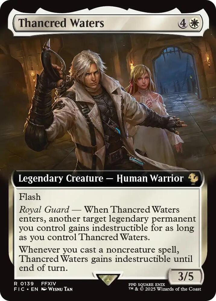 Thancred Waters  139/100 (Commander: FINAL FANTASY)  - Extended Art Foil | Good Games North