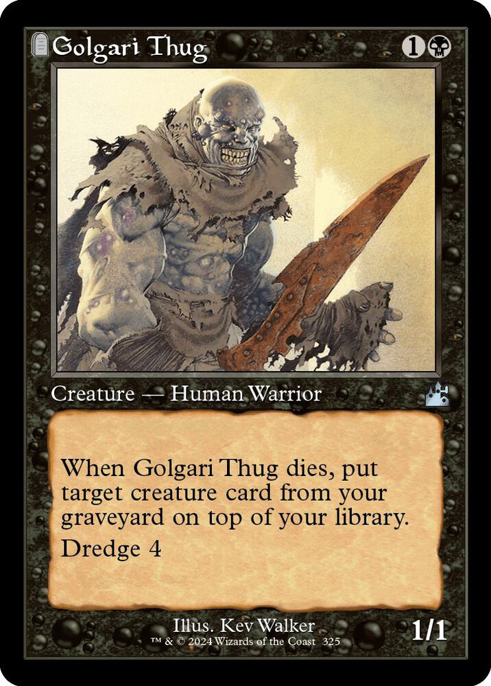 Golgari Thug Retro Frame (Ravnica Remastered)  | Good Games North